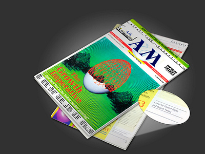 A M Magazine 3d studio max advertising brand branding design illustration magazine magazine cover magazine design page design page layout page maker photoshop publication