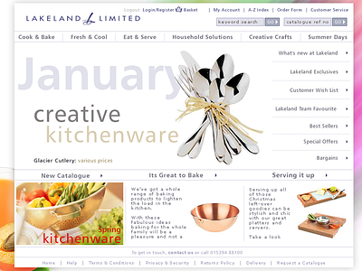 Lakeland Limited Website css design html photoshop ui website website design