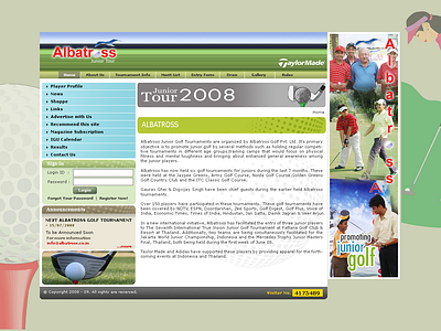Albatross Website brand branding creative design development photoshop typography ui website