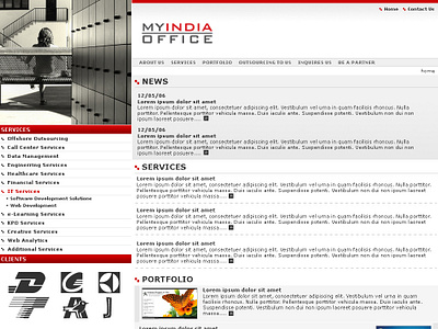 Corporate Website Design corporate creative design photoshop ui website