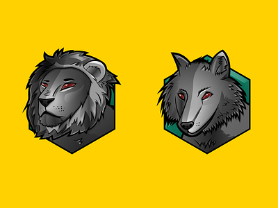 Lion & Wolf - Collaboration Badges S1