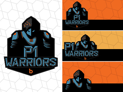 Bugcrowd - P1 Warriors Logo branding design illustration logo