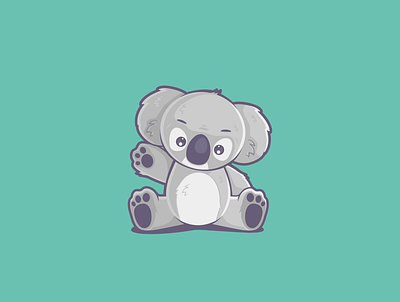 Koala Mascot animal animal character character character design flat flat design logo mascot mascot character vector