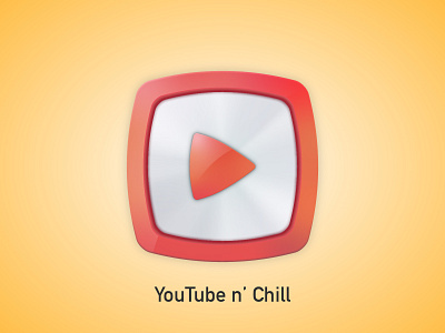 YouTube n' Chill challenge daily daily challange design drawing illustration illustrator social buttons socialmedia squarish vector youtube youtube button