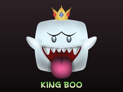 King Boo~ challenge daily daily challange design drawing illustration illustrator squarish vector