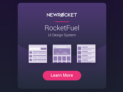 RocketFuel Product Banner portal service servicenow ui uidesign ux