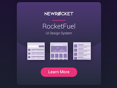 RocketFuel Product Banner portal service servicenow ui uidesign ux