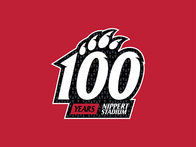 Cincy Centennial 100 years bearcats cincinnati cincy college football logo nippert stadium