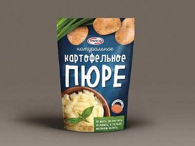 Mashed potatoes concept package branding concept design fmcg package potatoes