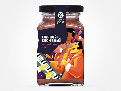 Медовый бар Клюквенный глинтвейн brand branding design fmcg food illustration package