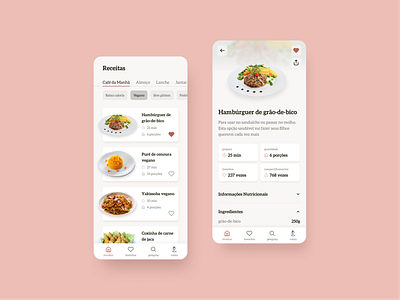 Recipe App - UI Challenge app mobile recipe ui ui challenge