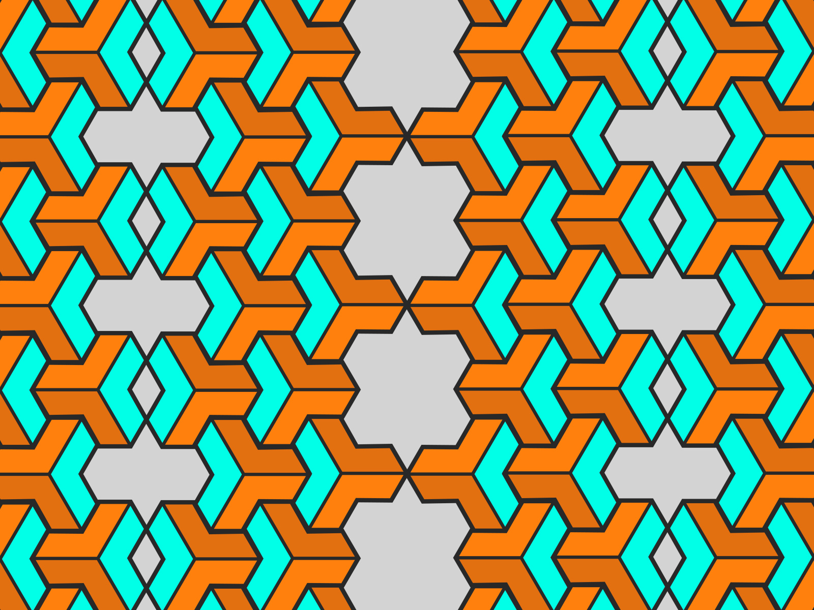 Interlocking Geometry by Brian Dorsey on Dribbble