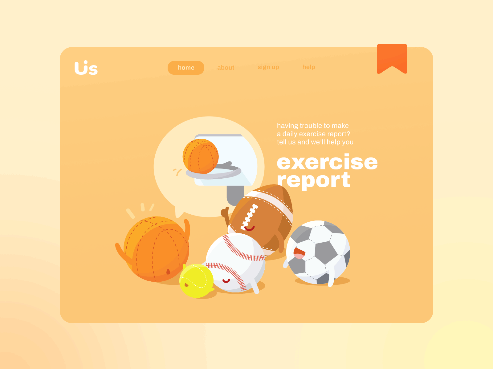 Uis : exercise report animation app design flat gif graphic design icon ill illustration logo minimal ui ux web website