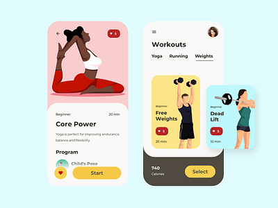Workout of the Day dailyui