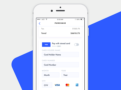 Daily UI - Day 002 - Credit Card Checkout dailyui