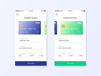 Credit Card Checkout — Daily UI app ui credit card credit card payment daily 100 challenge daily ui dailyui dailyui 002 interface mobile app design ui form visa