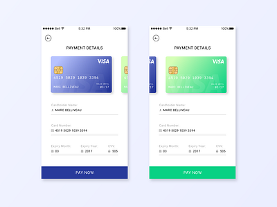 Credit Card Checkout — Daily UI