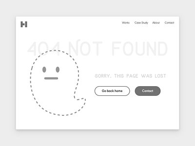 Daily UI#08 404 Not Found
