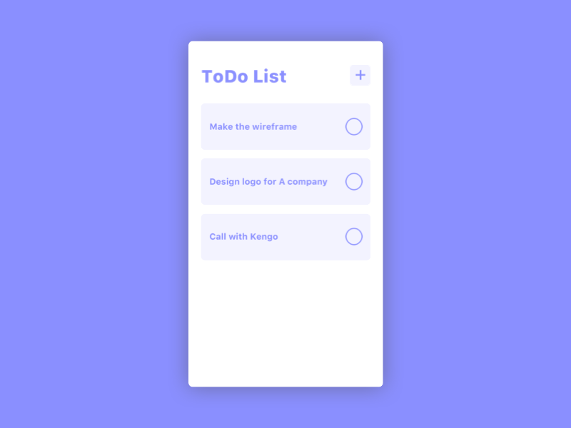 Daily UI #42 ToDo List animation counter dailyui gif list mobile motion timer todo todolist ui