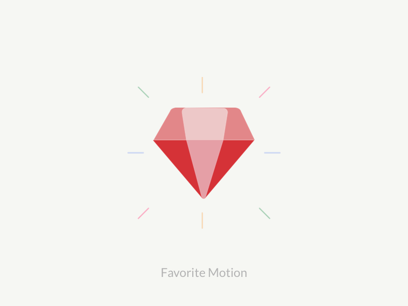 Daily UI #44 Favorites animation dailyui fav favorite heart motion ruby star ui