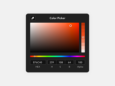 Daily UI #60 Color Picker color colorpicker dailyui ui