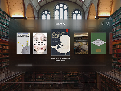 Daily UI #73 Virtual Reality dailyui library ui virtualreality vr