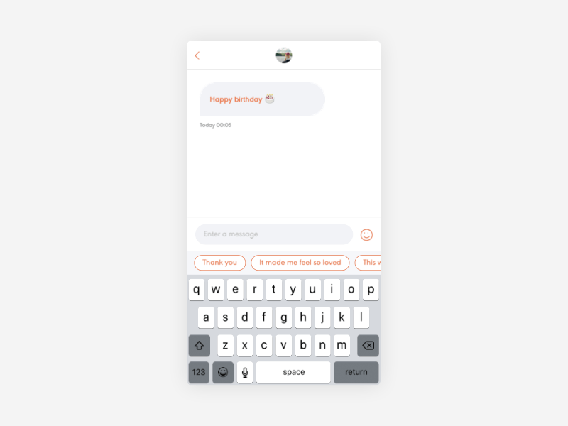 Daily UI #77 Thank you