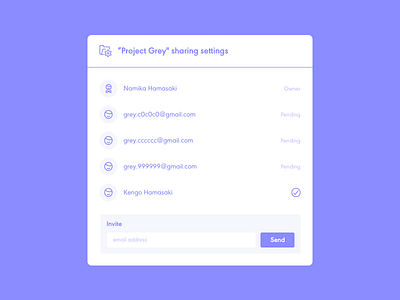 Daily UI #78 Pending Invitation settings pending invitation ui dailyui