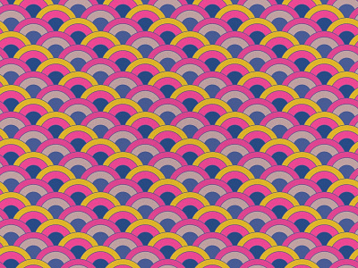 Daily Pattern #008 Seigai wave adobe illustrator daily pattern graphic design graphic art graphic pattern pattern