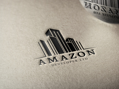 Amazon Developer Ltd flatdesign logo logodesign minimal realstate typogaphy vectordeisgn