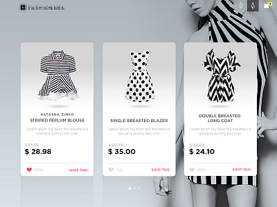 Product list for a apparel brand card view e commerce product list store front ui design ux design website