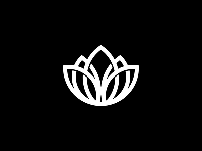 lotus blackandwhite design flowers graphicdesign line lineart logo logodesign logodesigner lotus lotus flower lotus logo symbol