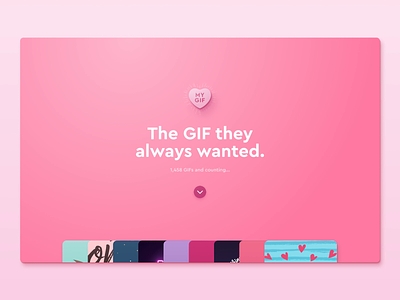 MyGifValentine app branding button candy design gif illustration interface layout logo pink savvy social typography ui ux valentines valentinesday