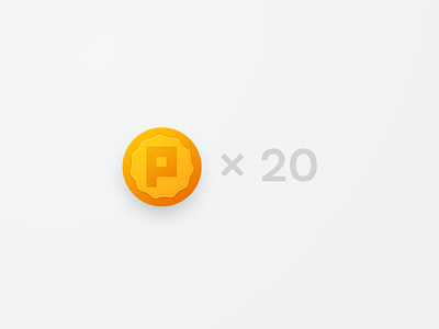 Coinage app button design icon identity illustration interface logo vector