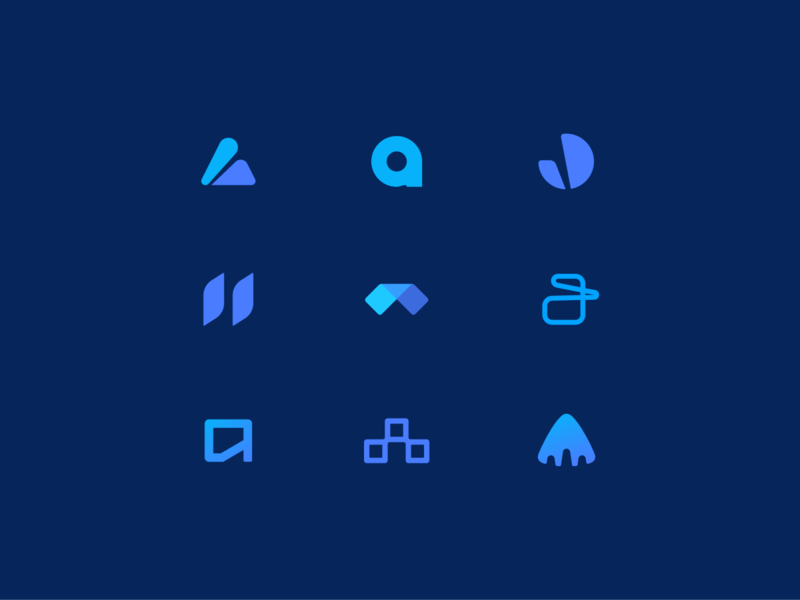 Concepts abstract app arcade brand brand development branding design icon identity logo minimal symbol vector