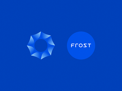 Frost Identity abstract branding design frost frozen identity illustration logo snowflake typography vector