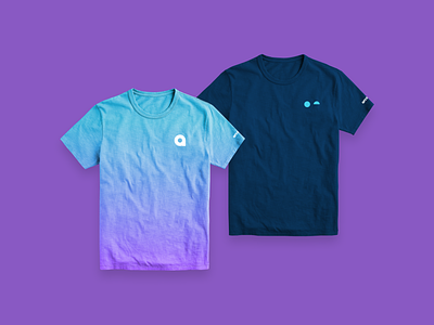 Arcade Shirts branding collateral design identity illustration layout logo purple shirts typography vector