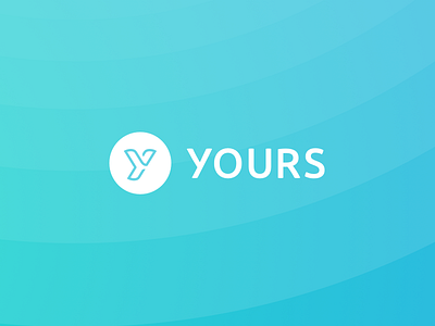Yours Logo abstract brainstorm brand identity line logo mark y