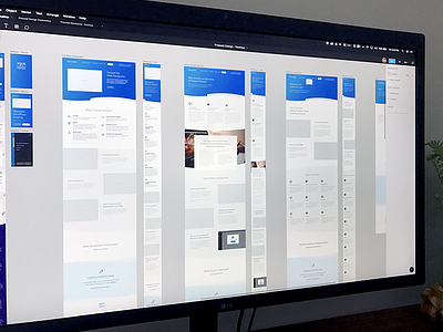 Pressed Process artboards figma header layout mobile snazzy ui ux web