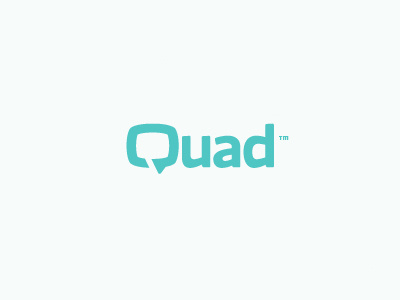 Quad Identity brand co elastik icon identity logo social