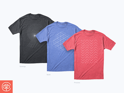 Designer Shirts abstract app design apparel black blue cottonbureau design illustration line minimal red shirts