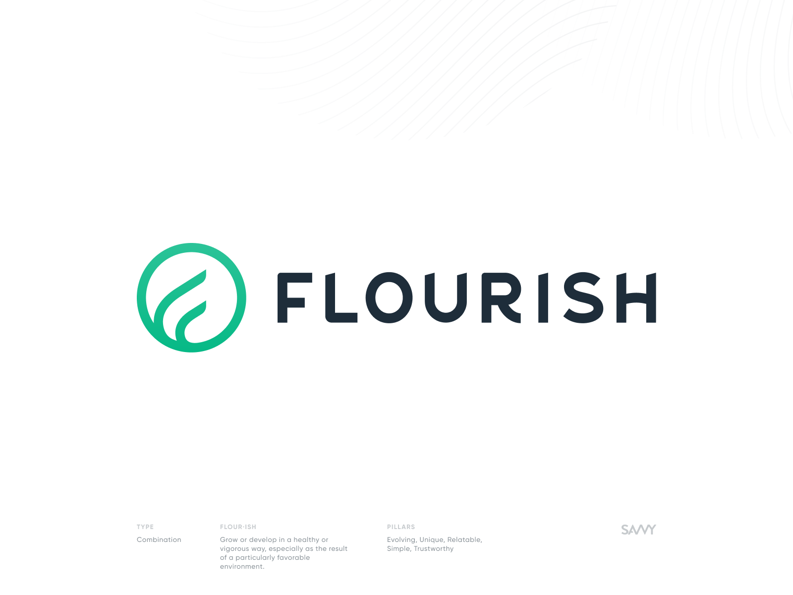 Flourish studio. UNV логотип. Flourish logo.