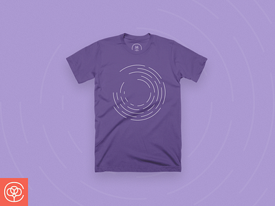 Move abstract app design apparel cottonbureau design illustration line lines momentum move purple shirt