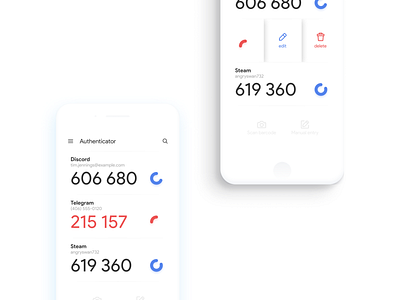 Google Authenticator Redesign