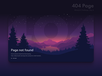 404 Not Found | Daily UI Challenge, Day 8 008 404 challenge daily008 dailychallenge dailyui dailyuichallenge design not found oceanheart page ui uidesign