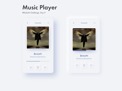 Music Player | Daily UI Challenge, Day 9