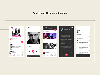 Spotify and Airbnb combination