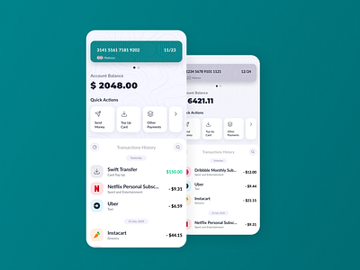 Banking Account by Mark Altytsia: Product Designer 🇺🇦 on Dribbble