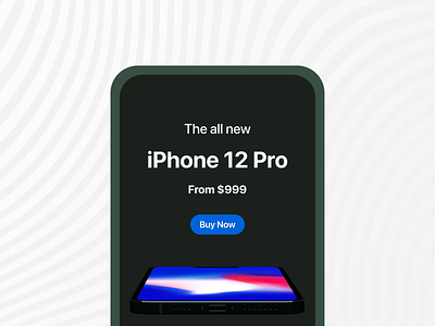 iPhone 12 Pro Landing Page 3d animation aftereffects animation blender design features page figma interaction iphone landing page design presentation ui
