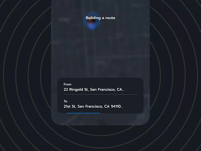 Messenger | Navigate to Shared Location aftereffects animation chat chat animations design eta figma interaction interaction animation map message messenger motion graphics navigate navigation product design share share location ui ux